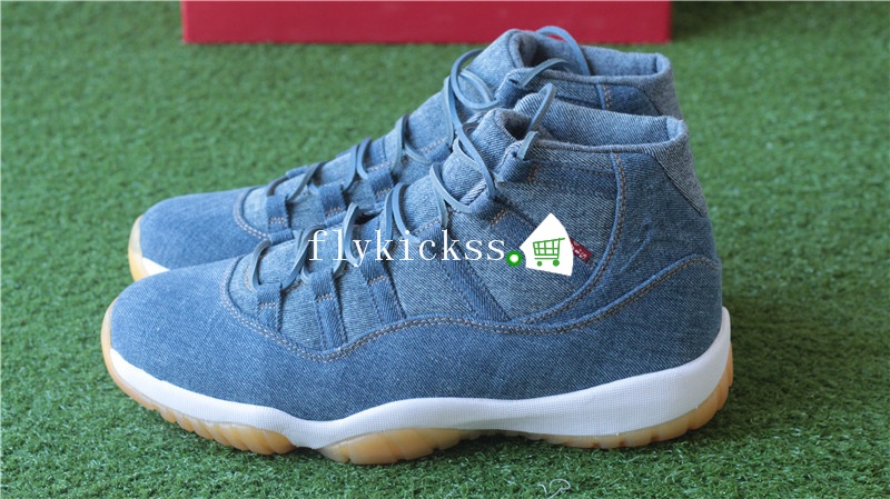 Levis X Authentic Air Jordan 11 Retro Denim